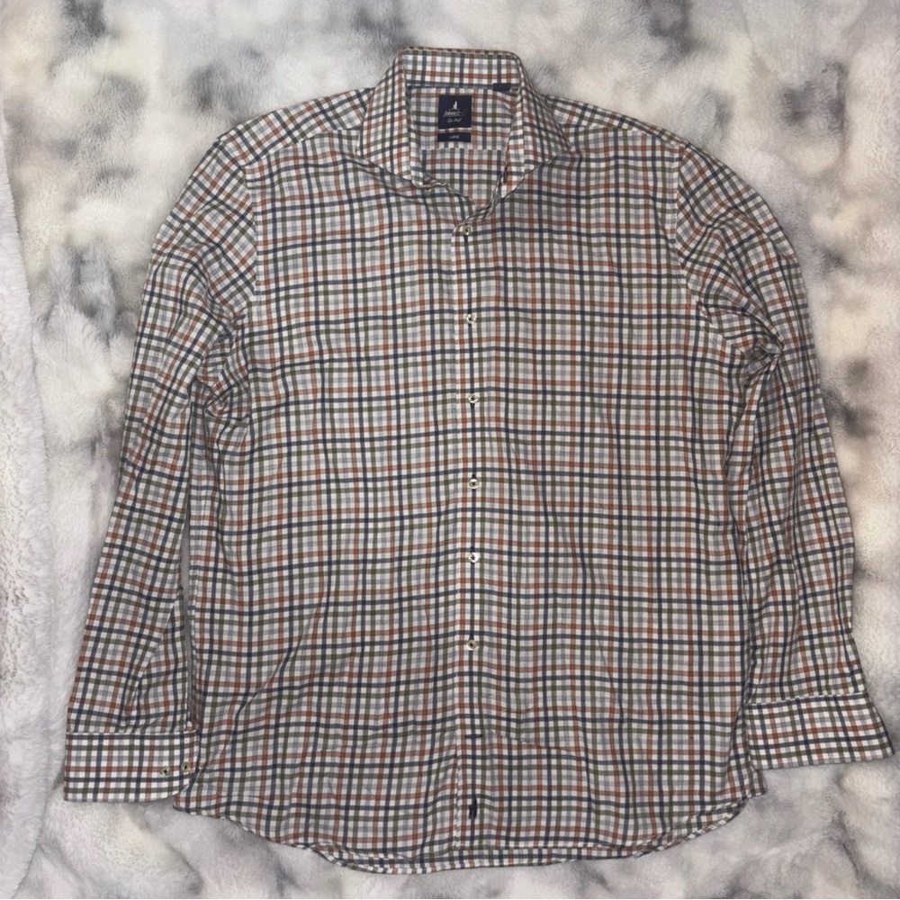 johnnie-O Men's Multicolor Plaid Button-Down Shirt
